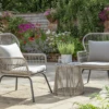 Norfolk Leisure Elland Bistro Set In Anthracite/Beige