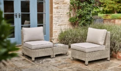 Kettler Palma Low Companion Set In Oyster And Stone