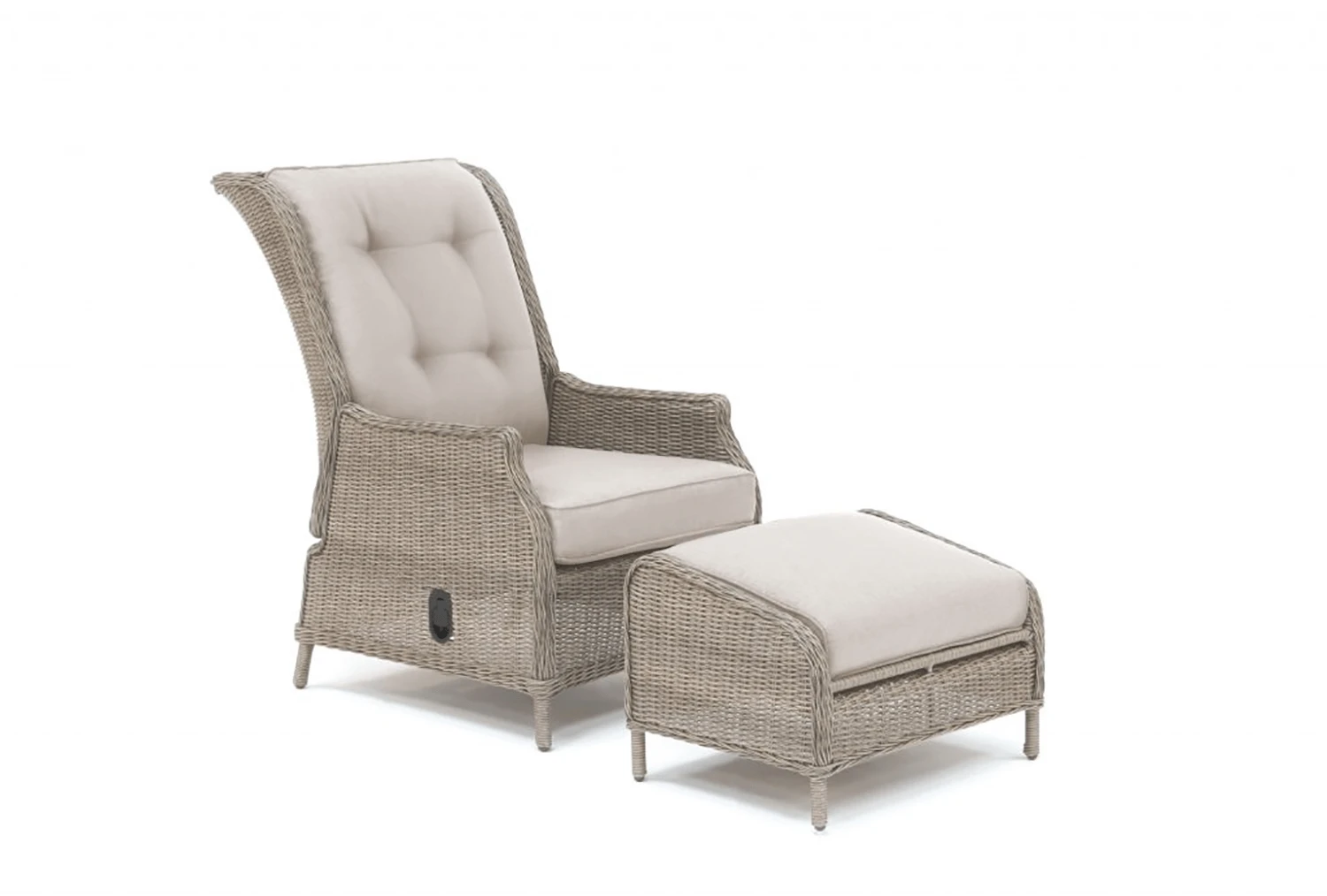 Kettler Palma Recliner Duet Set With Footstools In Oyster And Stone (no Sidetable) 2 Kettler Palma Recliner Duet Set With Footstools In Oyster And Stone (no Sidetable) - Image 2