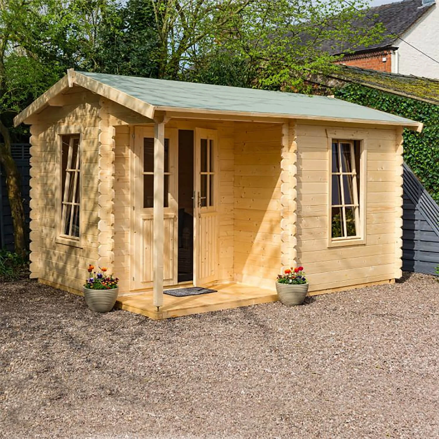 Rowlinson Garden Office In A Natural Finish 1 Rowlinson Garden Office In A Natural Finish