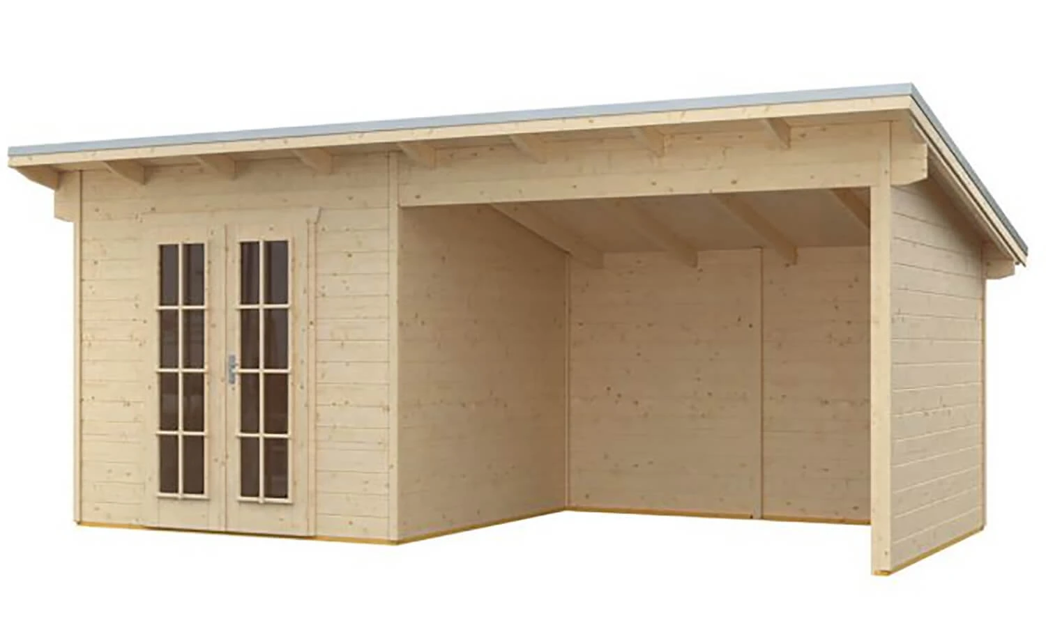 Rowlinson Oasis Garden Cabin In A Natural Finish 2 Rowlinson Oasis Garden Cabin In A Natural Finish - Image 2