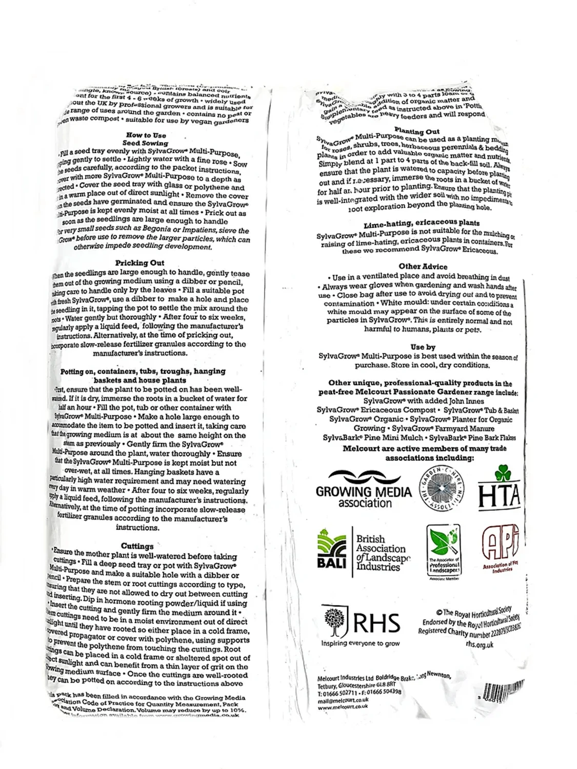 50 Litre Bag Of Melcourt Sylvagrow Peat-free Compost 2 50 Litre Bag Of Melcourt Sylvagrow Peat-free Compost - Image 2