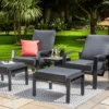 Hartman Vienna Reclining Companion Set - Xerix/Slate