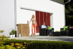 Garantia Woody Wall Tank, 350 Litres, In Lightwood