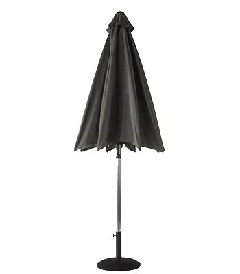 Hartman Luxury Round 3m Parasol - Dark Grey 2 Hartman Luxury Round 3m Parasol - Dark Grey - Image 2