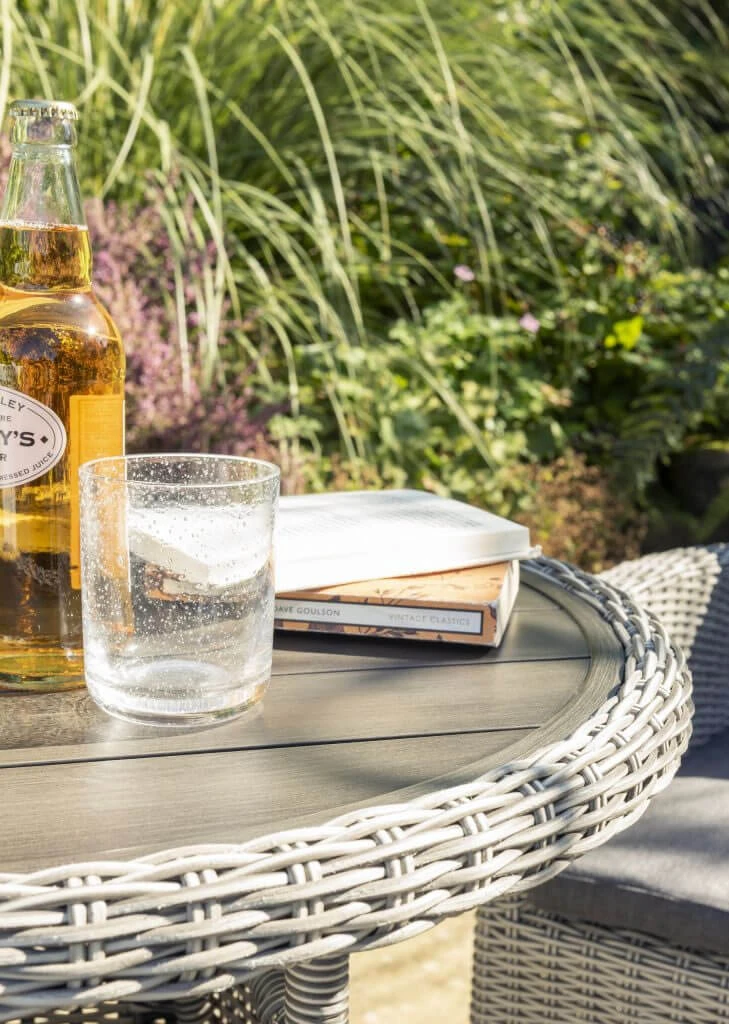 Kettler Palma Bistro Set In White Wash 2 Kettler Palma Bistro Set In White Wash - Image 2