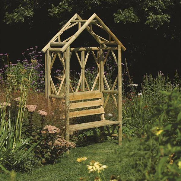 Rustic Timber Garden Seat 1 Rustic Timber Garden Seat