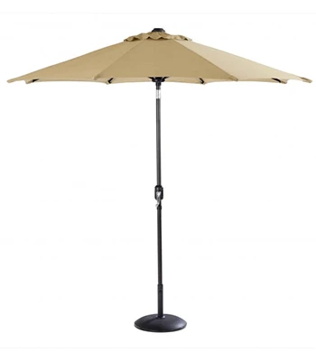 Hartman 2.5m Traditional Parasol In Amber 1 Hartman 2.5m Traditional Parasol In Amber